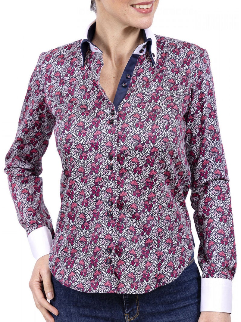 Chemise femme mode coupe cintrée FOGLIA Andrew Mac Allister Multicolore - Kiabi