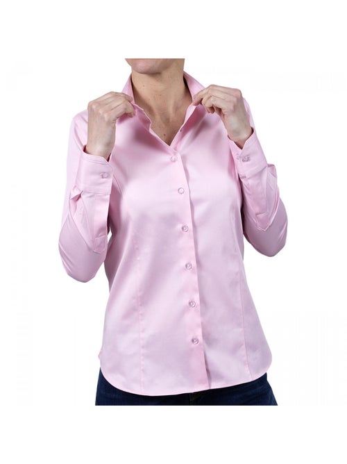 Chemise femme mode coupe cintrée GALA Andrew Mac Allister Rose , 42 - Kiabi