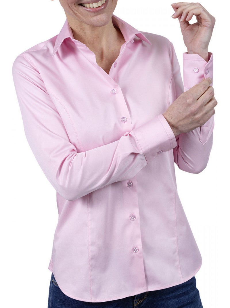 Chemise femme mode coupe cintrée GALA Andrew Mac Allister Rose - Kiabi