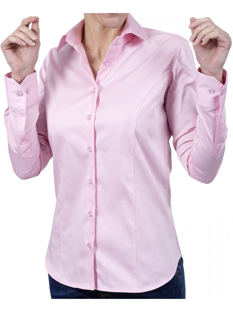 Chemise femme mode coupe cintrée GALA Andrew Mac Allister Rose - Kiabi