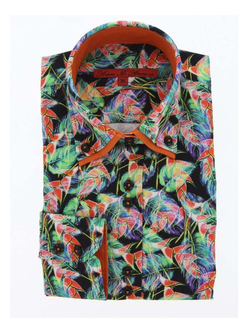 Chemise femme mode coupe cintrée LIBERTA Andrew Mac Allister Blanc , Bleu , Rouge , 36 - Kiabi