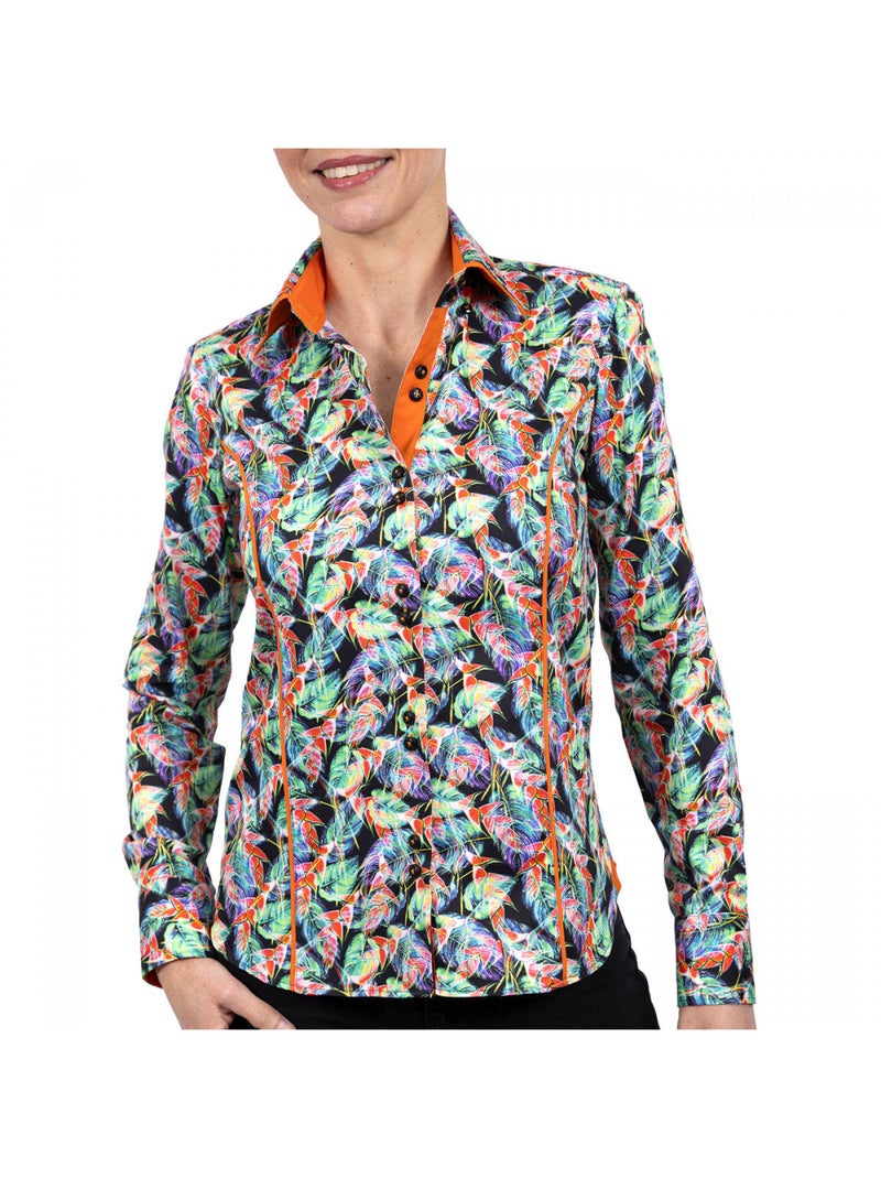Chemise femme mode coupe cintrée LIBERTA Andrew Mac Allister Multicolore , 44 Multicolore - Kiabi