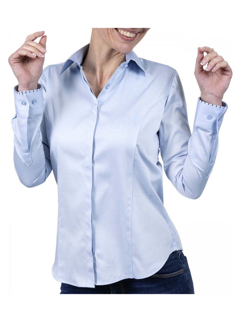 Chemise femme mode coupe cintrée MARINA Andrew Mac Allister Blanc - Kiabi
