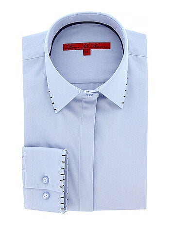 Chemise femme mode coupe cintrée MARINA Andrew Mac Allister Blanc , 40