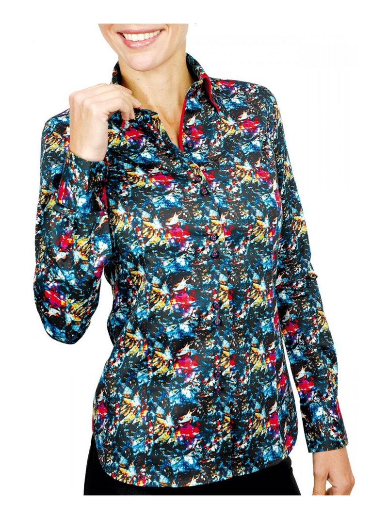 Chemise femme mode coupe cintrée PLYMOUTH Andrew Mac Allister Noir - Kiabi