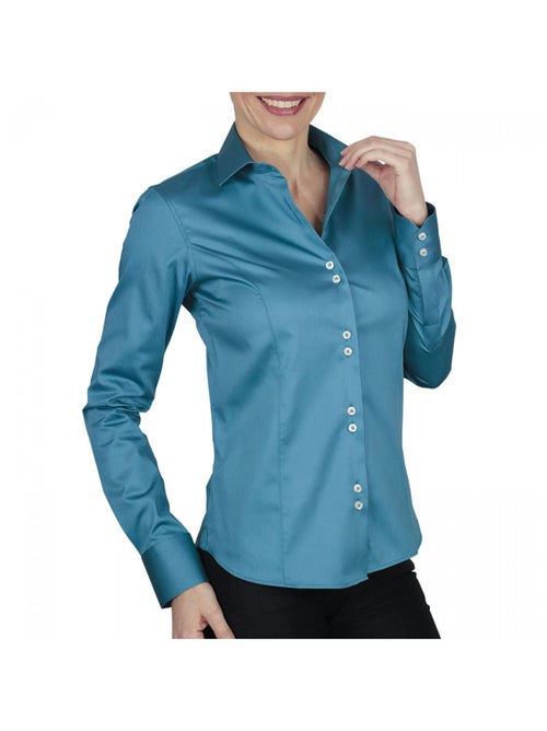 Chemise femme mode coupe cintrée SKETON Andrew Mac Allister Marron , 40 - Kiabi