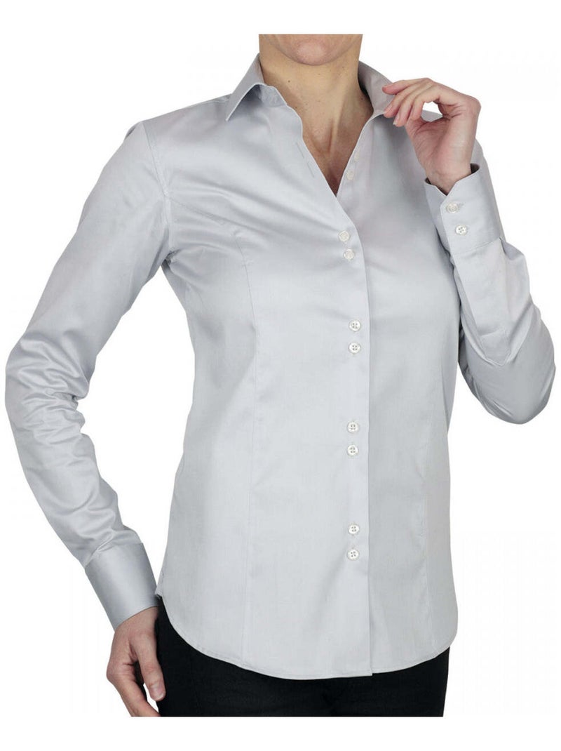 Chemise femme mode coupe cintrée SKETON Andrew Mac Allister Marron , 40 Marron - Kiabi