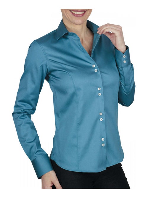 Chemise femme mode coupe cintrée SKETON Andrew Mac Allister Marron , 42 - Kiabi