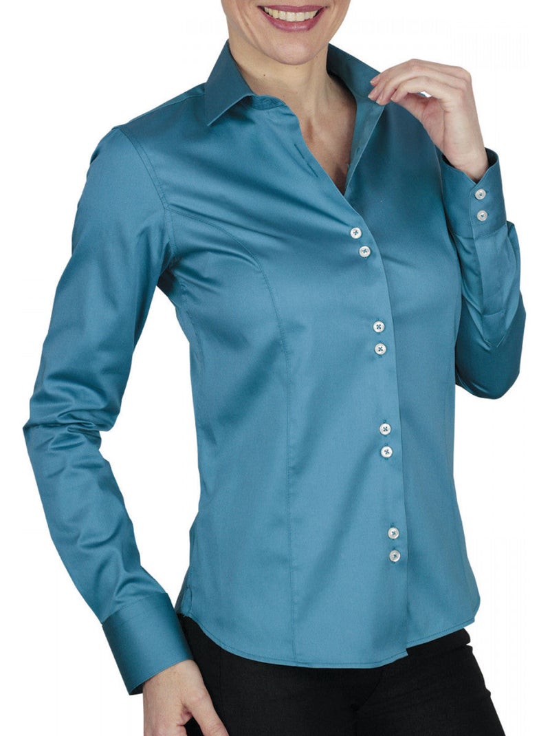 Chemise femme mode coupe cintrée SKETON Andrew Mac Allister Marron - Kiabi