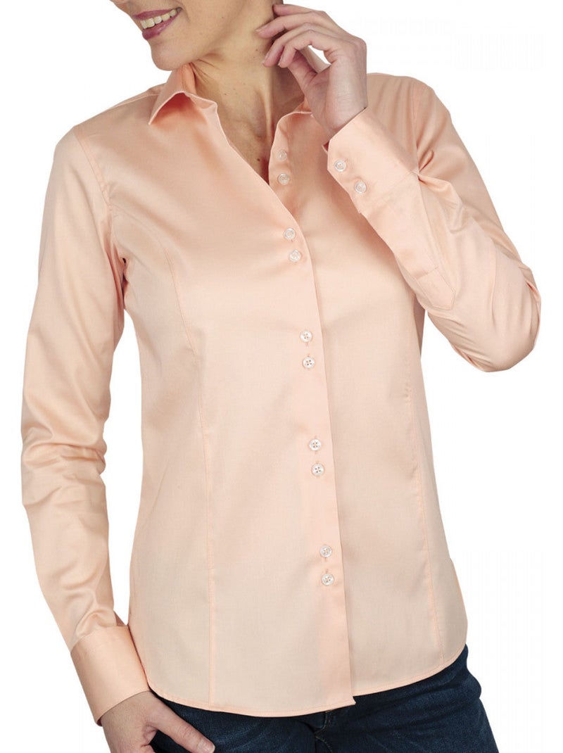 Chemise femme mode coupe cintrée SKETON Andrew Mac Allister Orange , 38 Orange - Kiabi