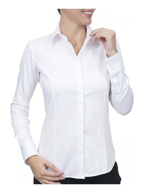 Chemise femme mousquetaire coupe cintrée Margaret Andrew Mac Allister - Kiabi