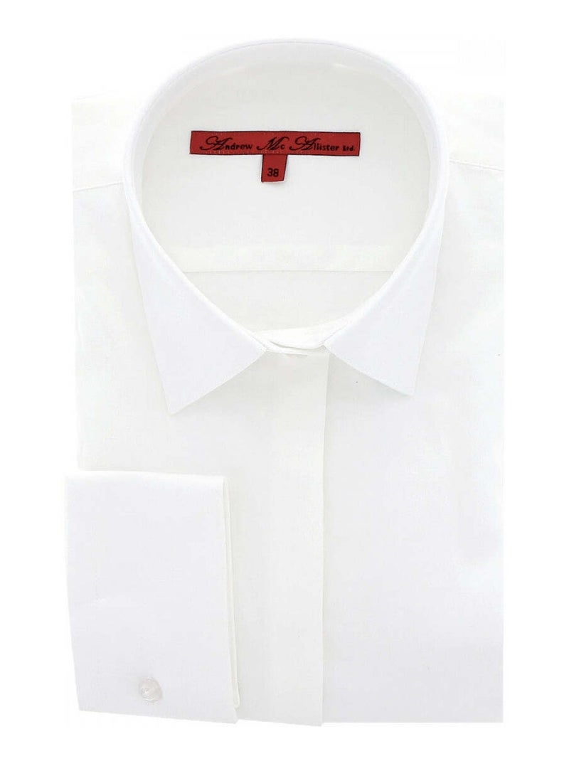 Chemise femme mousquetaire coupe cintrée Margaret Andrew Mac Allister Blanc - Kiabi