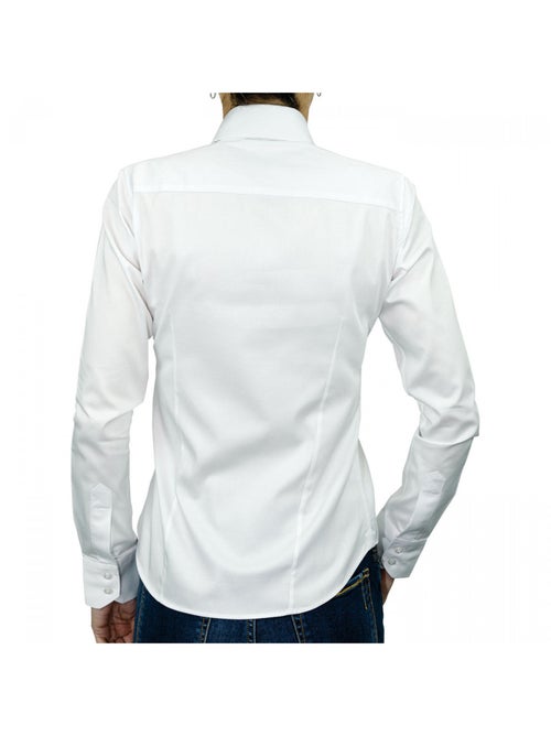 Chemise femme mousquetaire coupe cintrée NORFOLK Andrew Mac Allister Blanc , 44 - Kiabi