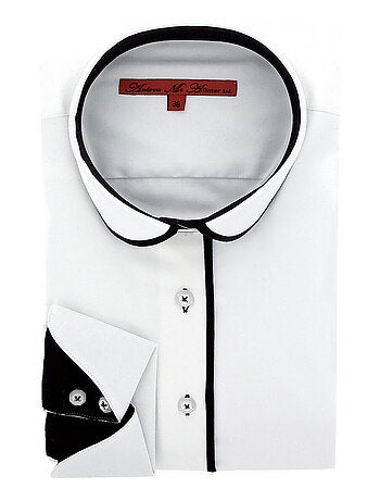 Chemise femme napolitaine coupe cintrée ASHLEY Andrew Mac Allister Gris , 40