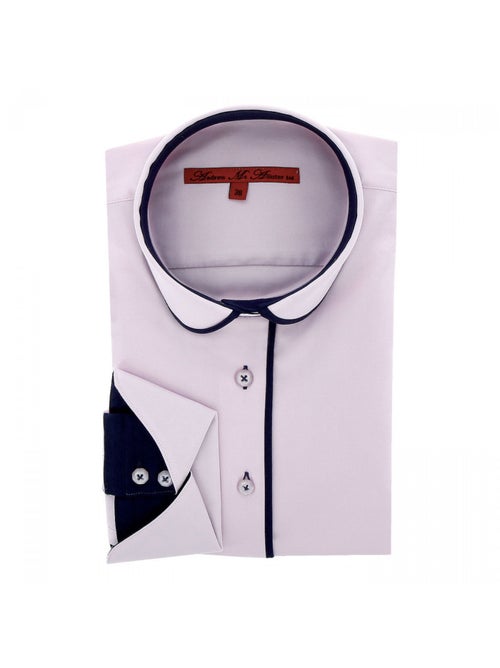 Chemise femme napolitaine coupe cintrée ASHLEY Andrew Mac Allister Bleu , 38 - Kiabi