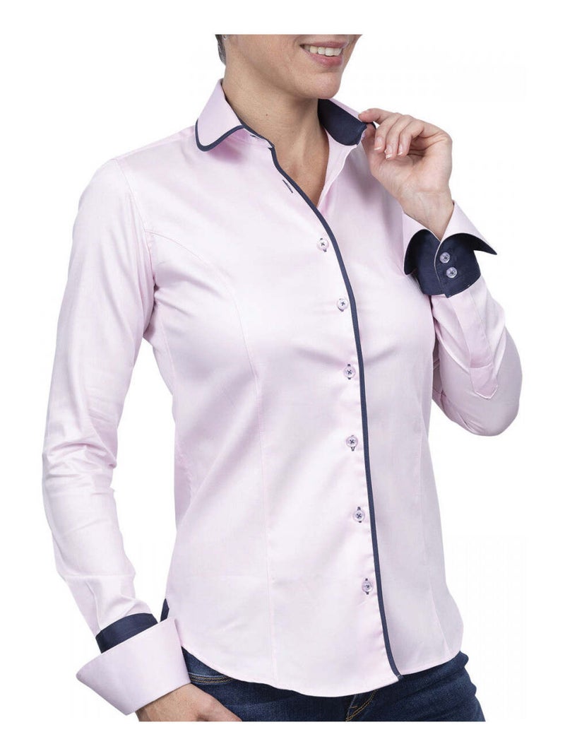 Chemise femme napolitaine coupe cintrée ASHLEY Andrew Mac Allister Gris , 38 Gris - Kiabi