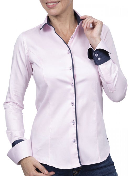 Chemise femme napolitaine coupe cintrée ASHLEY Andrew Mac Allister - Kiabi Chemise femme napolitaine coupe cintrée ASHLEY Andrew Mac Allister - Kiabi