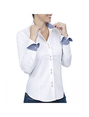 Chemise femme napolitaine coupe cintrée CARLYN Andrew Mac Allister