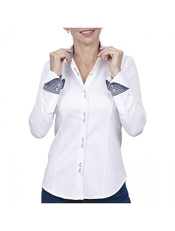 Chemise femme napolitaine coupe cintrée CARLYN Andrew Mac Allister