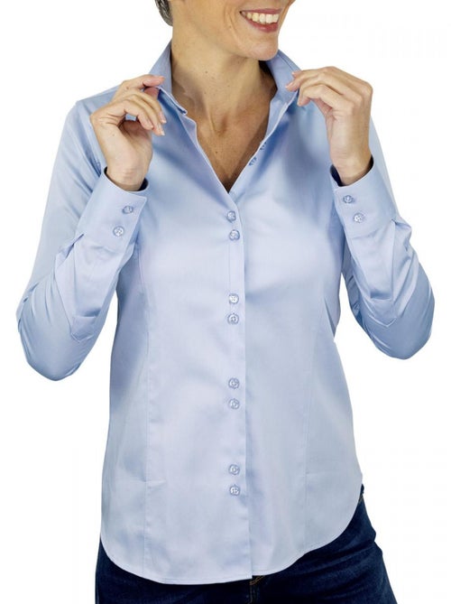 Chemise femme unie CARMEN - Kiabi