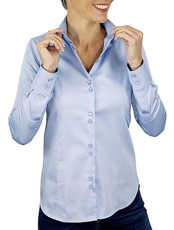 Chemise femme unie coupe cintrée CARMEN Andrew Mac Allister