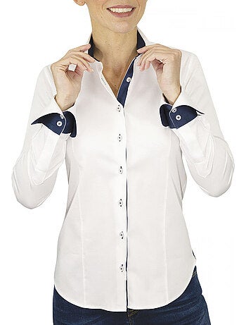 Chemise femme unie coupe cintrée CLAIRE Andrew Mac Allister
