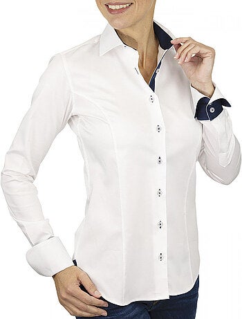 Chemise femme unie coupe cintrée CLAIRE Andrew Mac Allister