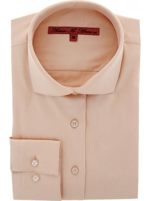 Chemise femme unie coupe cintrée CORRIE Andrew Mac Allister Orange , 36 - Kiabi Chemise femme unie coupe cintrée CORRIE Andrew Mac Allister Orange , 36 - Kiabi