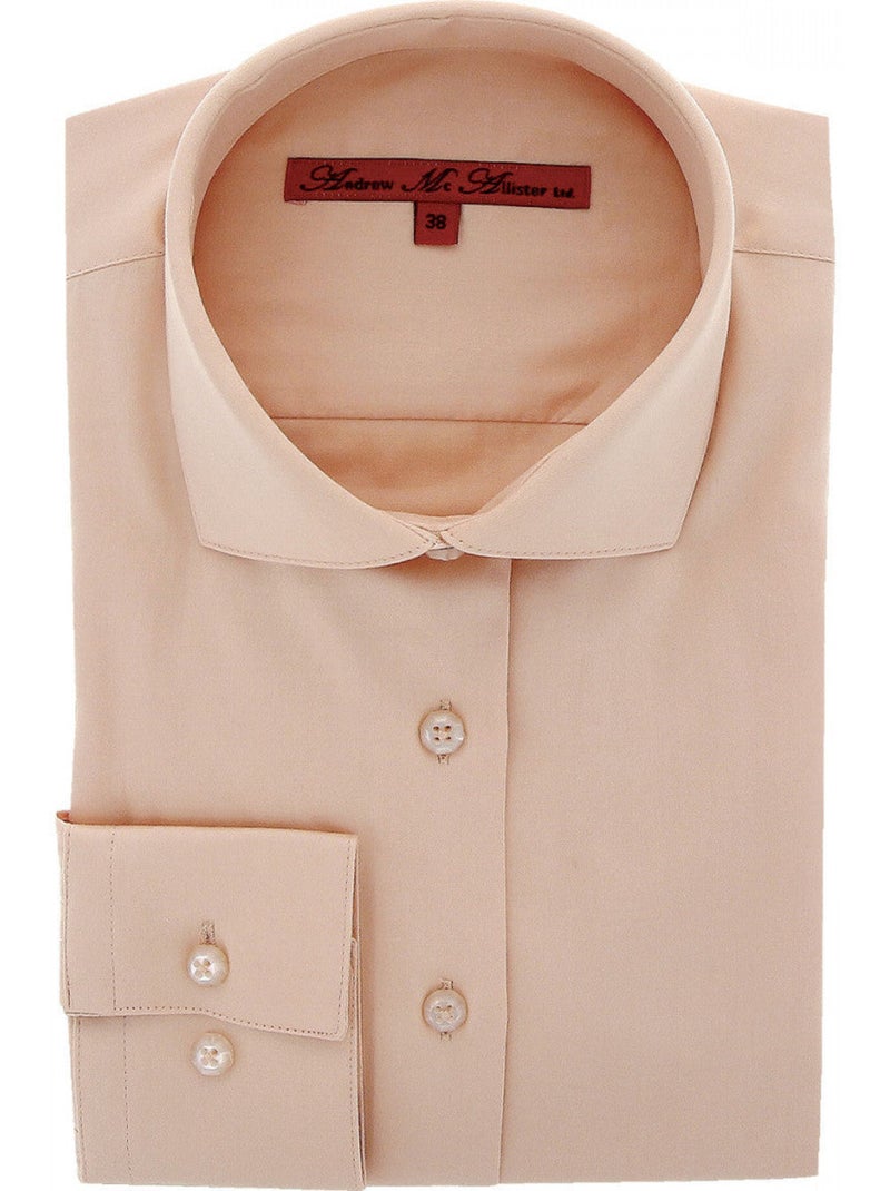 Chemise femme unie coupe cintrée CORRIE Andrew Mac Allister Orange , 36 Orange - Kiabi