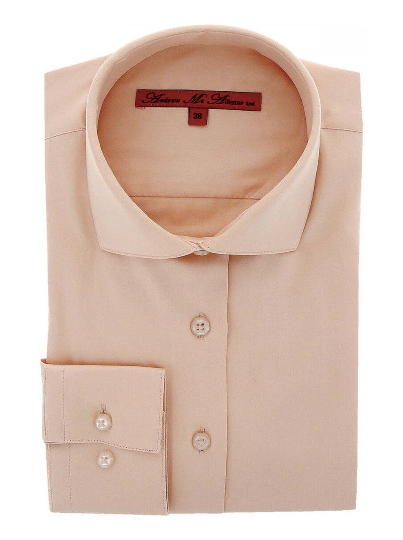 Chemise femme unie coupe cintrée CORRIE Andrew Mac Allister Rose , 40 Rose - Kiabi