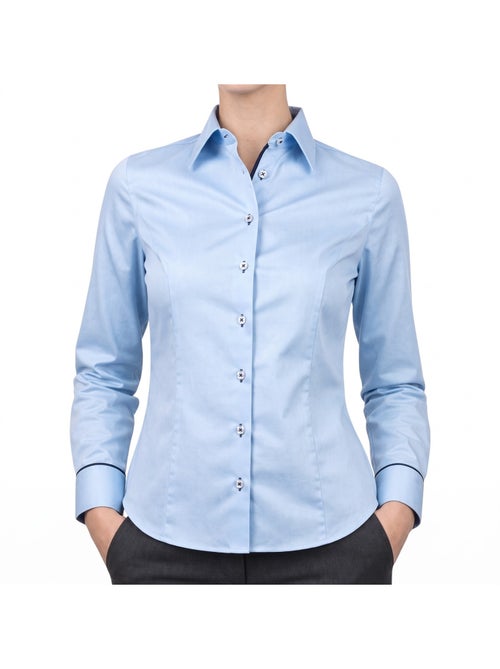 Chemise femme unie coupe cintrée floretta andrew mc allister - Kiabi Chemise femme unie coupe cintrée floretta andrew mc allister - Kiabi