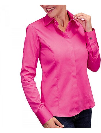 Chemise femme unie coupe cintrée NEW STYL Andrew Mac Allister
