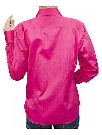 Chemise femme unie coupe cintrée NEW STYL Andrew Mac Allister Bleu , 46