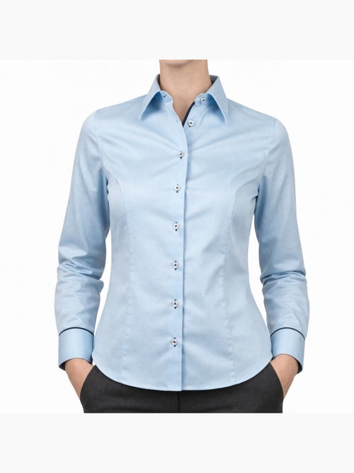 Chemise femme unie coupe cintrée OCEANE Andrew Mc Allister - Kiabi