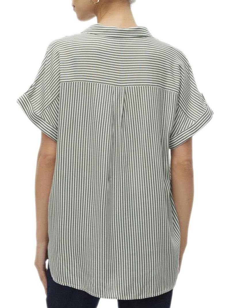 Chemise Femme Vero Moda Blanc Vert - Kiabi
