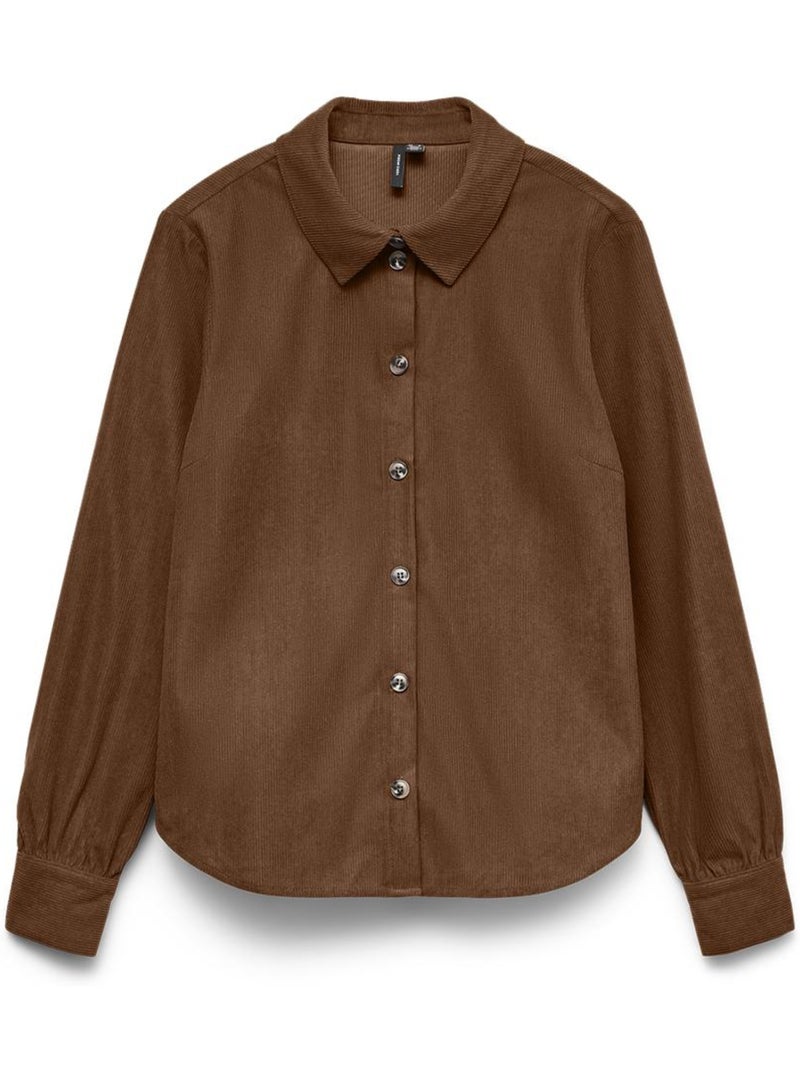 Chemise Femme Vero Moda Marron - Kiabi