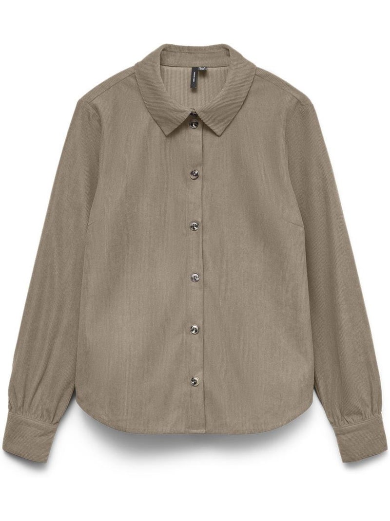 Chemise Femme Vero Moda Taupe - Kiabi