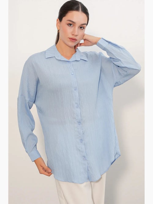 Chemise femme viscose nylon bdart - Kiabi Chemise femme viscose nylon bdart - Kiabi