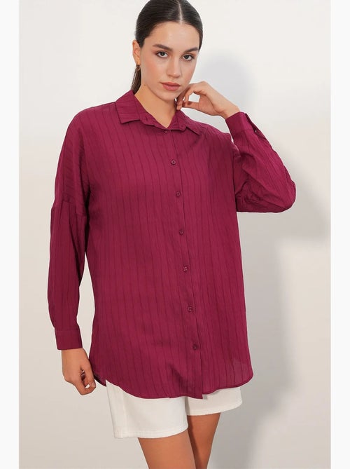 Chemise femme viscose nylon bdart - Kiabi Chemise femme viscose nylon bdart - Kiabi
