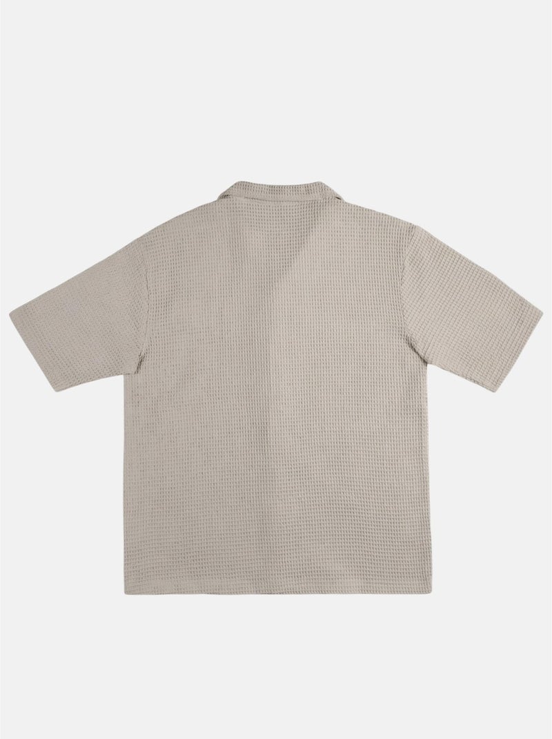 Chemise fes  femme - sae paris Beige - Kiabi
