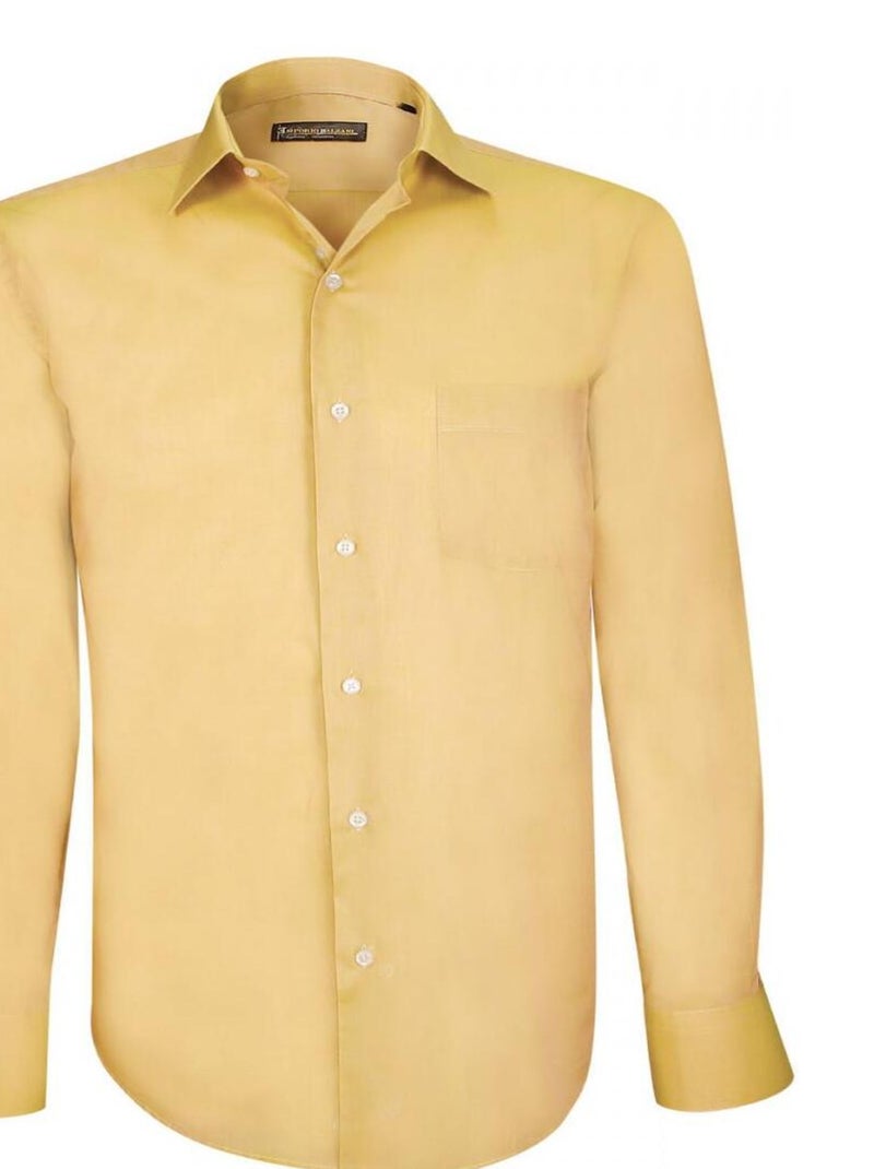 Chemise fil à fil FIRENZE Beige - Kiabi