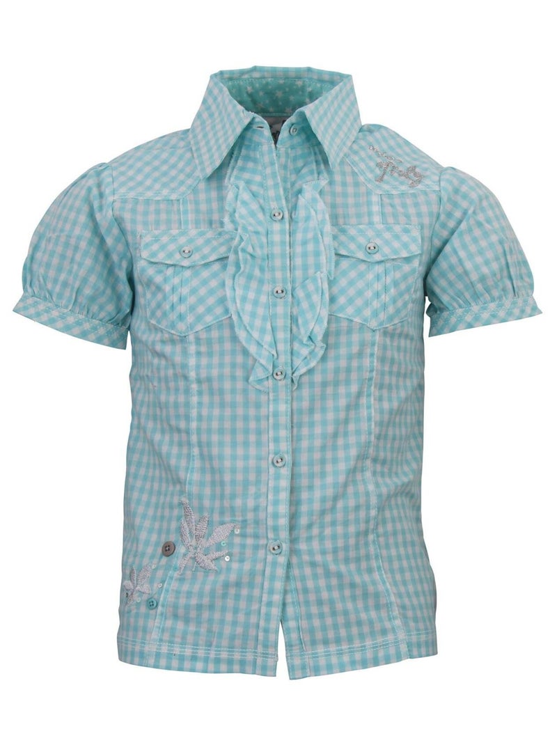 Chemise fille FLARLO - SRK Bleu turquoise - Kiabi