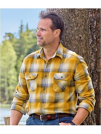 Chemise flanelle rayée - atlas for men
