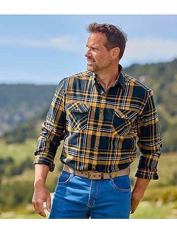 Chemise Flanelle à Carreaux - ATLAS FOR MEN