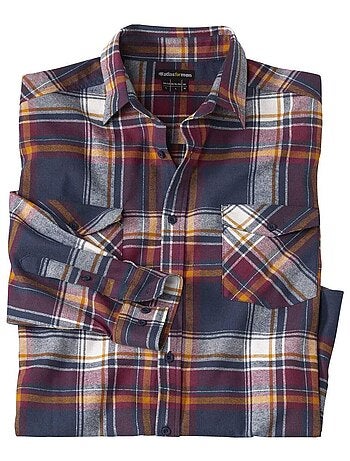 Chemise Flanelle à Carreaux - ATLAS FOR MEN