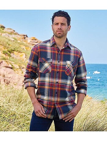 Chemise Flanelle à Carreaux - ATLAS FOR MEN