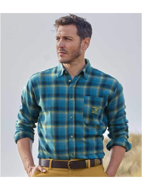 Chemise Flanelle à Carreaux   - ATLAS FOR MEN - Kiabi