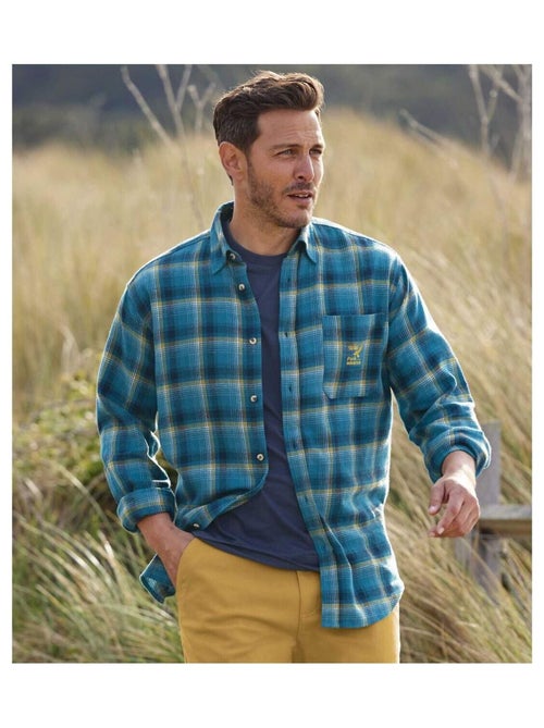 Chemise Flanelle à Carreaux   - ATLAS FOR MEN - Kiabi