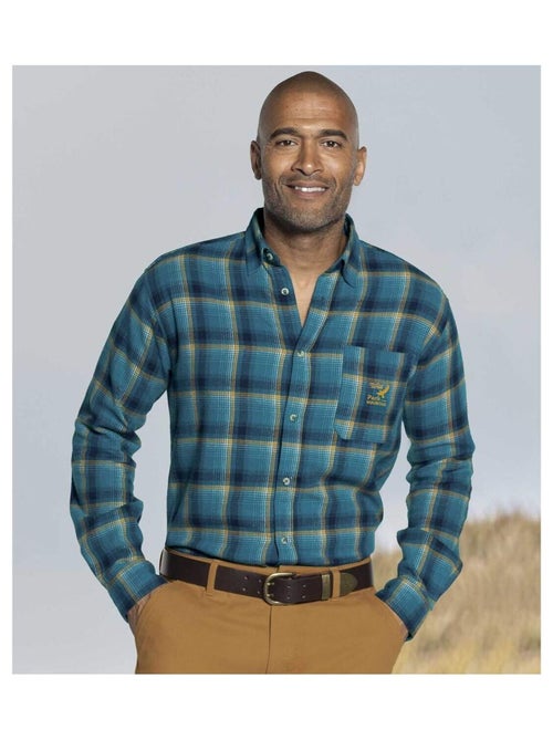 Chemise Flanelle à Carreaux   - ATLAS FOR MEN - Kiabi