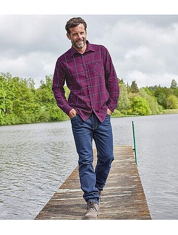 Chemise Flanelle à Carreaux - ATLAS FOR MEN